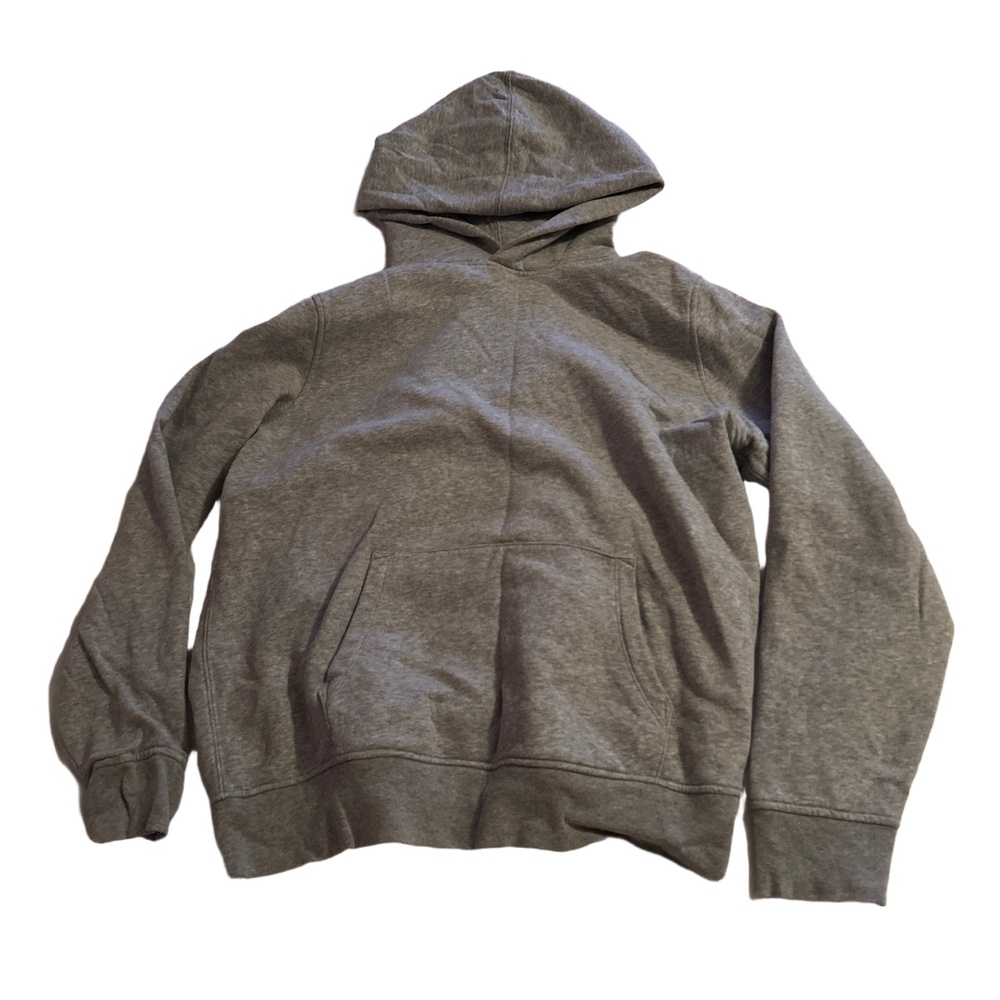 GAP Grey Pullover Front Pockets Hoodie Size Large